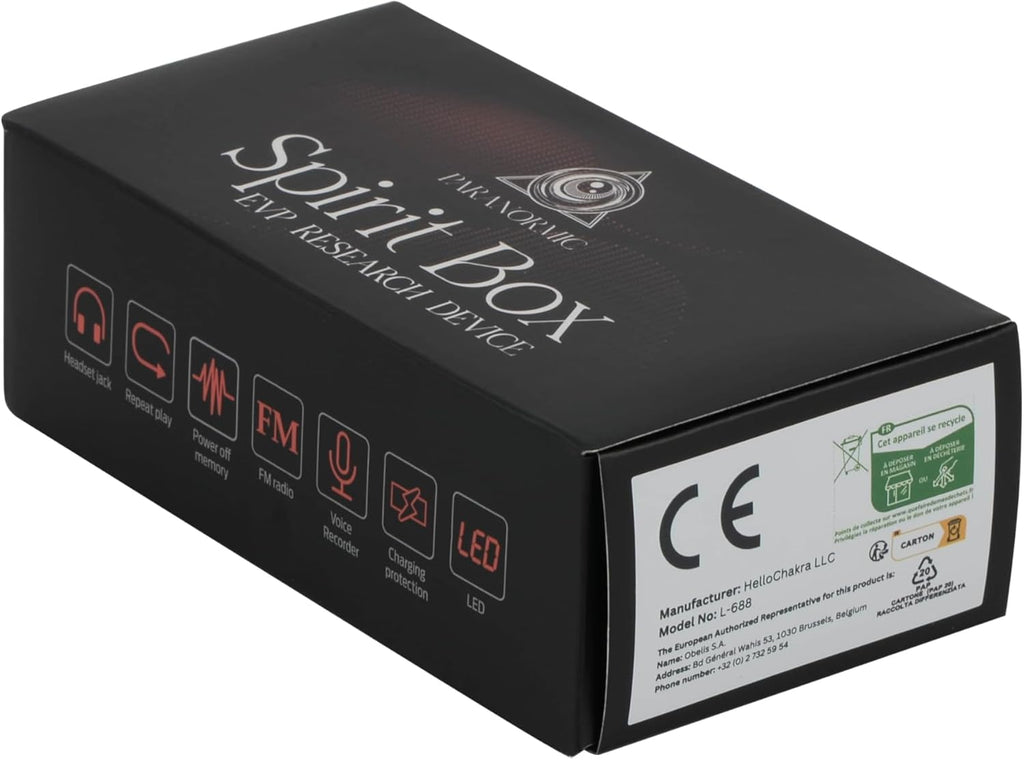 PARANORMIC Spirit Box —  Handheld EVP Ghost Hunting Kit (with 32GB SD Card)