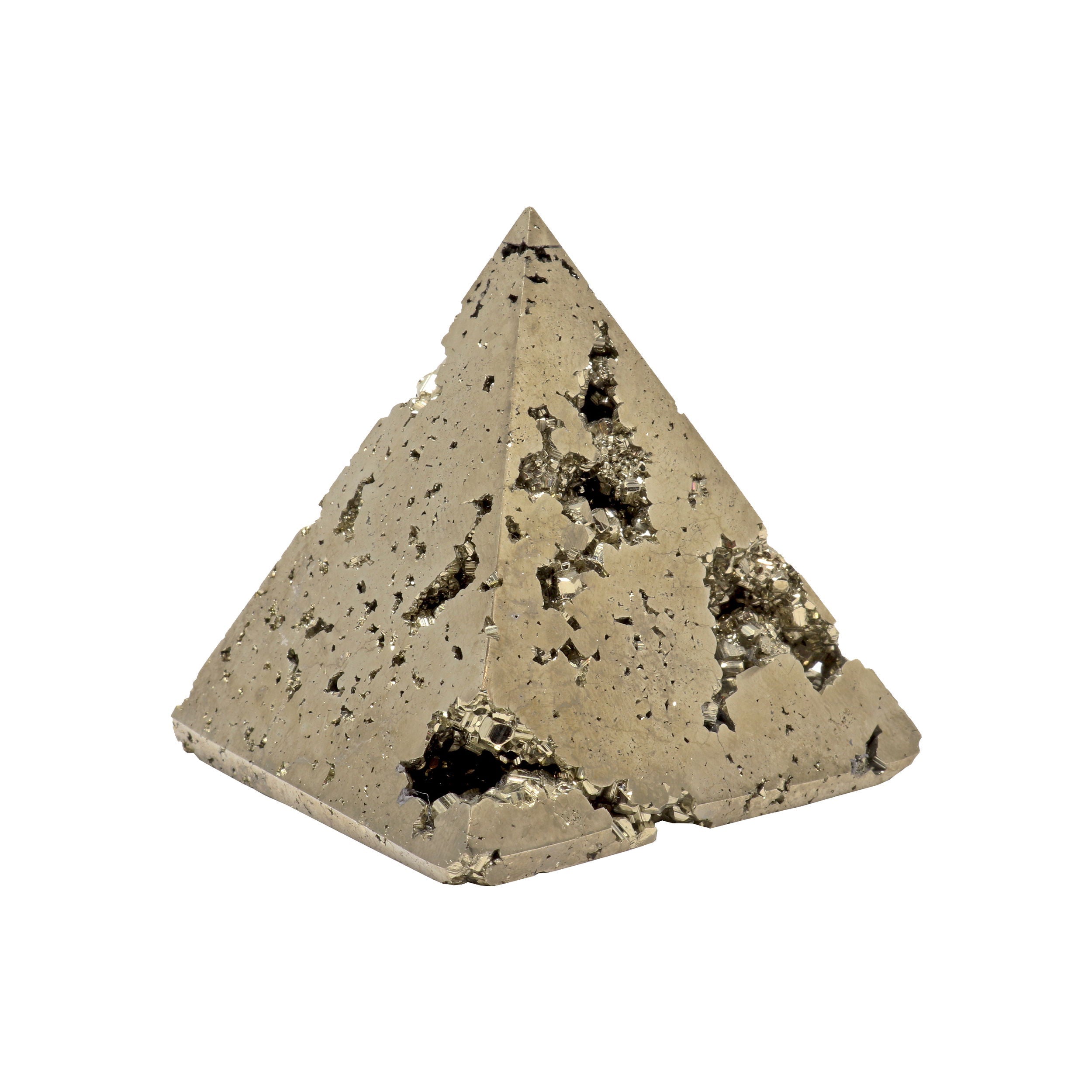 Peruvian Pyrite Pyramid | Crystals & Minerals > Figurines | Wiccan Center