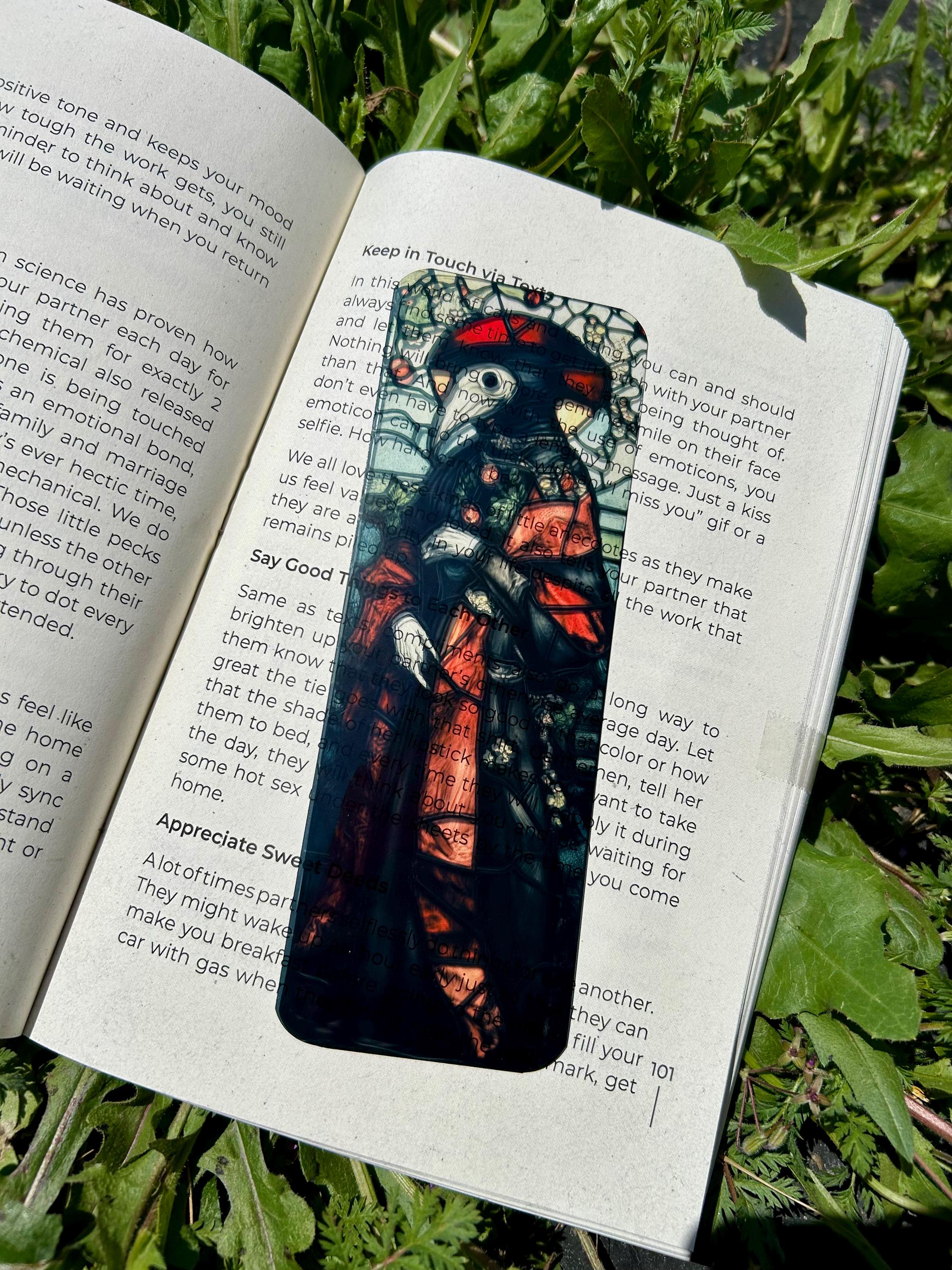 Plague Doctor Bookmark - Gothic Vintage Metal Bookmark, Dark Academia Gift, Horror Book Lover Accessory, Unique Medieval Medicine Gift | | Wiccan Center