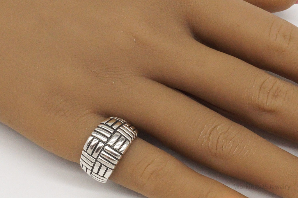 Vintage Sterling Silver Band Ring - Size 5.75 | Jewelry > Rings | Wiccan Center