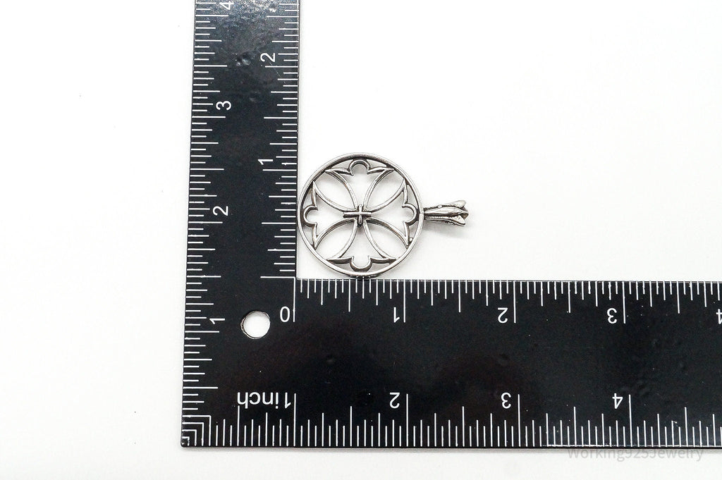 Vintage Cut Out Cross Sterling Silver Pendant | Jewelry > Necklaces > Pendants | Wiccan Center