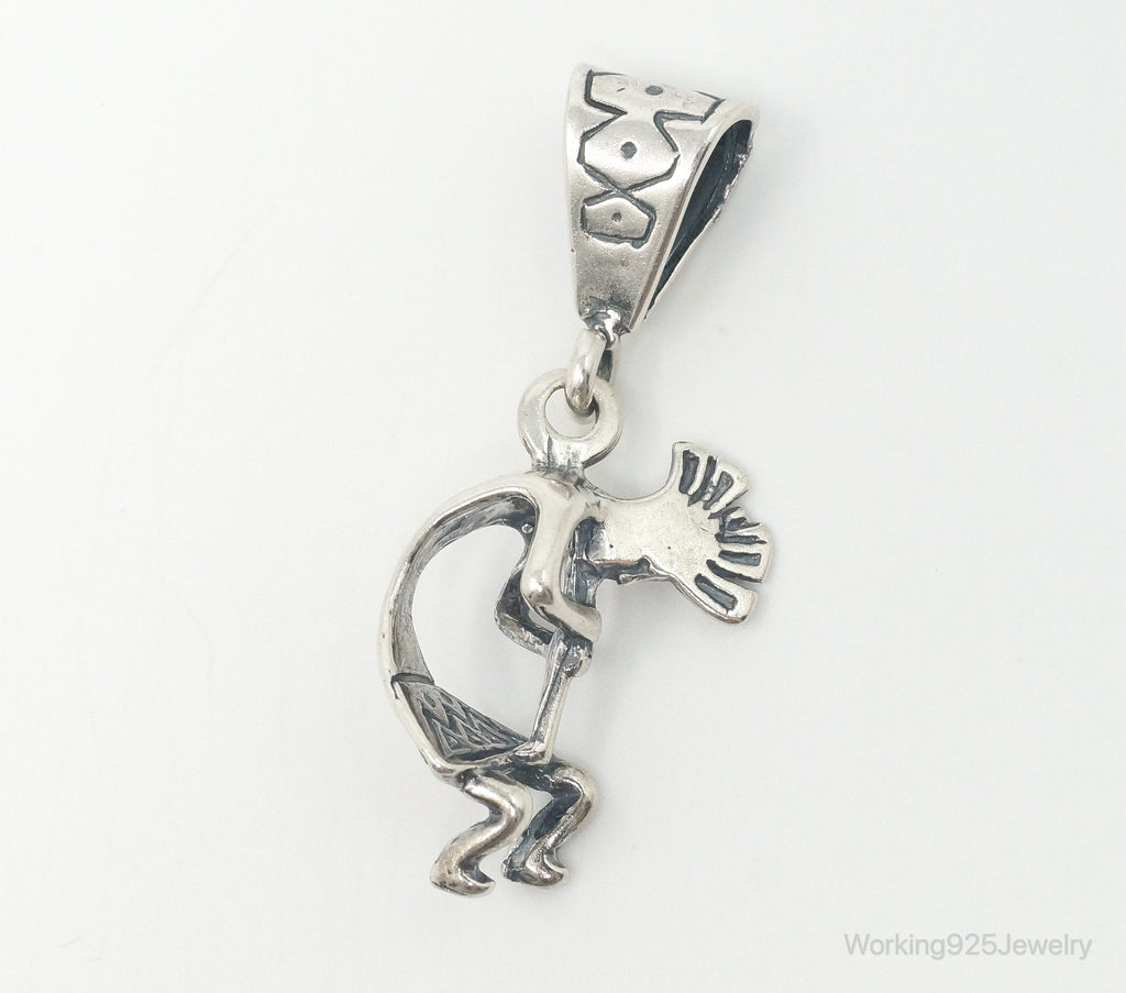 Vintage Native American Dancing Kokopelli Sterling Silver Pendant | Jewelry > Necklaces > Pendants | Wiccan Center