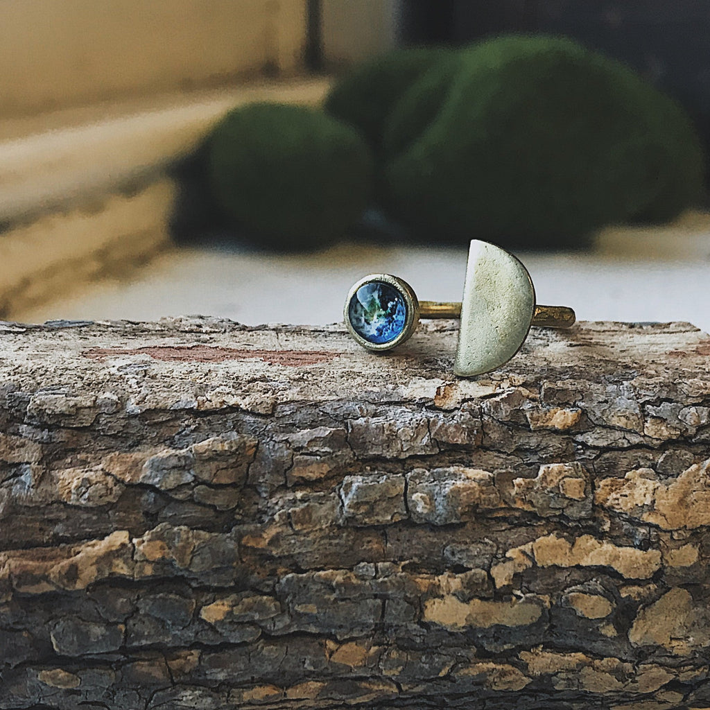Earth Rise Ring | Ring | Wiccan Center