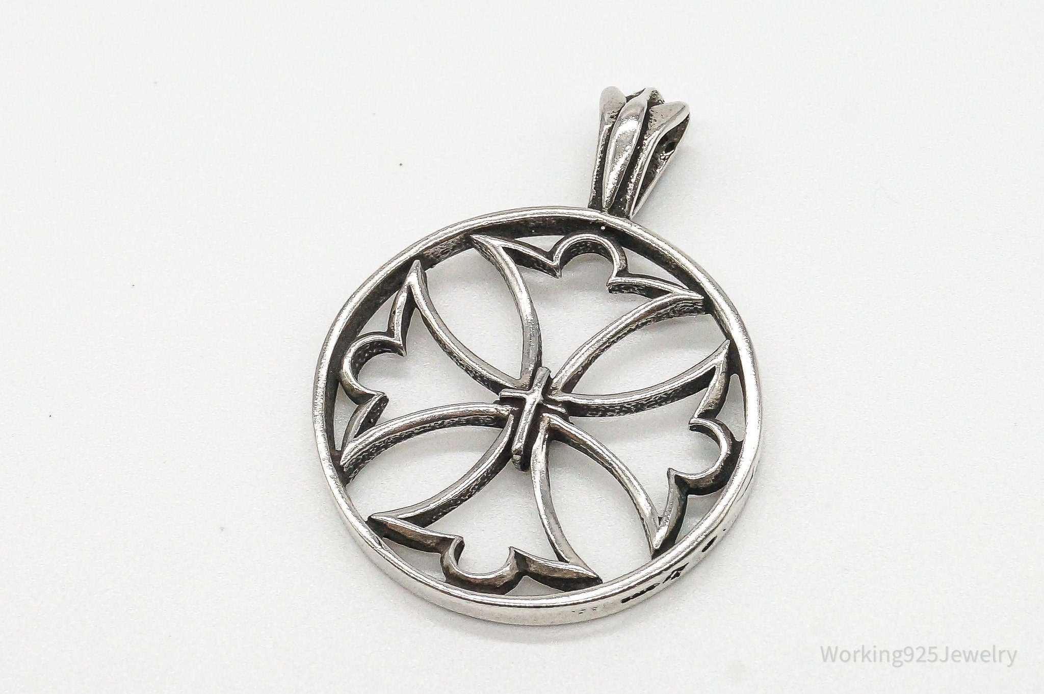 Vintage Cut Out Cross Sterling Silver Pendant | Jewelry > Necklaces > Pendants | Wiccan Center
