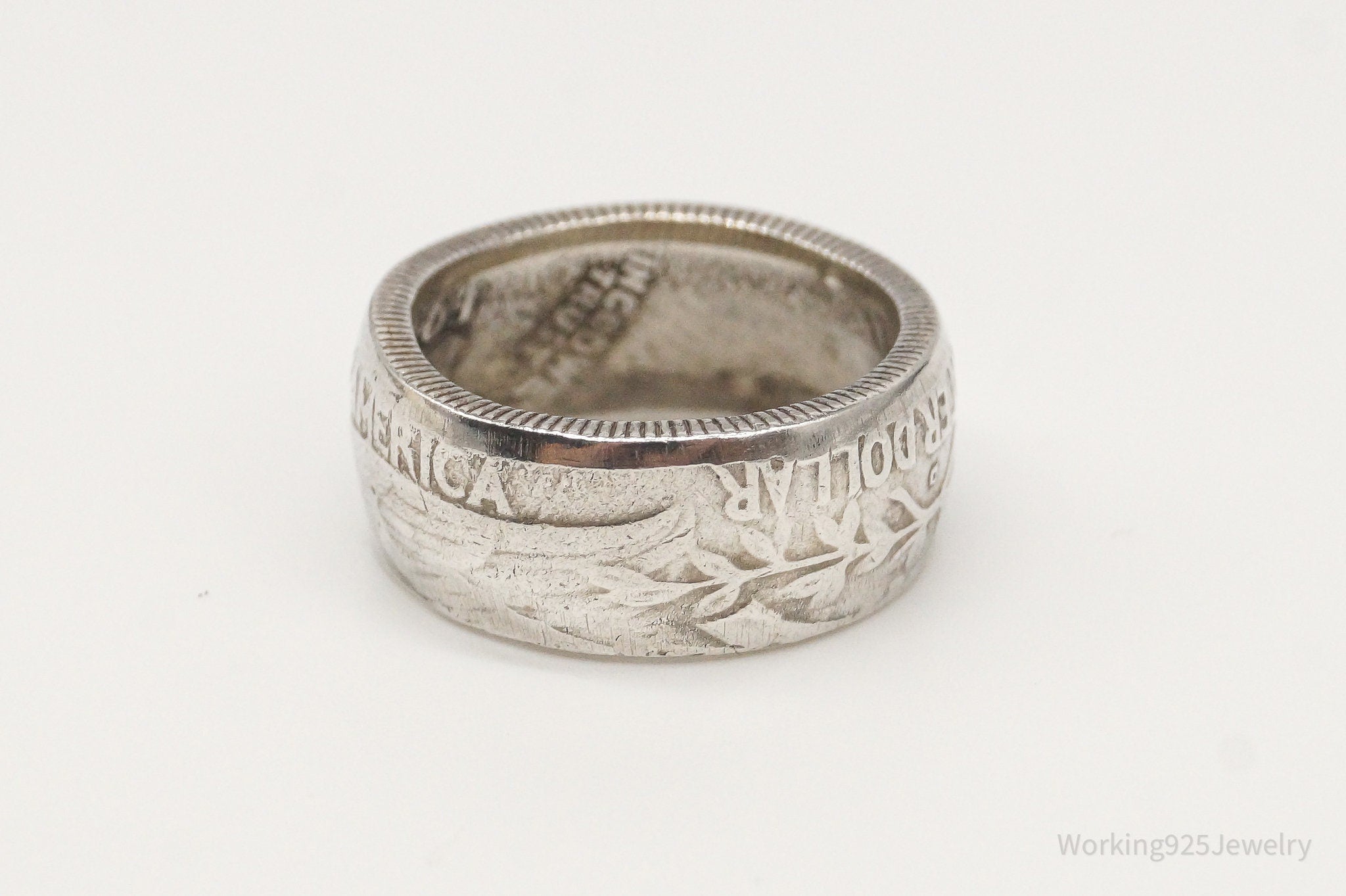 Vintage 1958 Washington Quarter Coin Silver Ring - Size 4.25 | Jewelry > Rings | Wiccan Center
