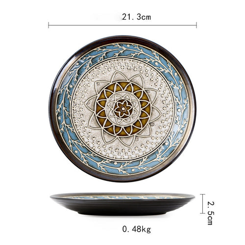 Vintage Japanese Style Ceramic Plates | Home & Garden | Wiccan Center