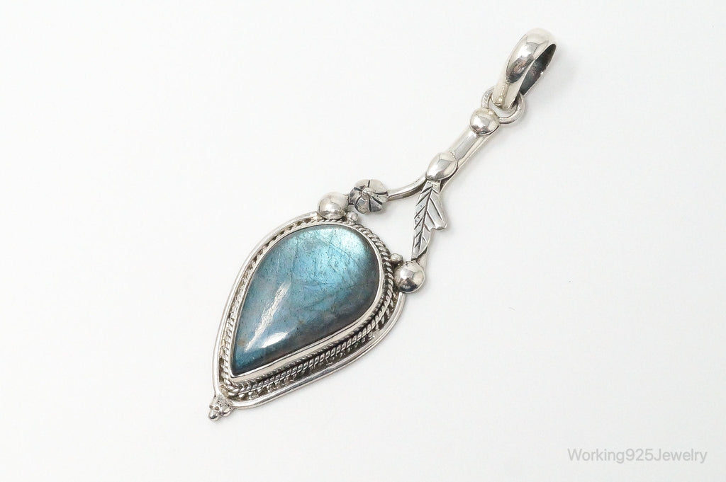 Large Designer Supreme Jewelers Labradorite Sterling Silver Pendant | Jewelry > Necklaces > Pendants | Wiccan Center