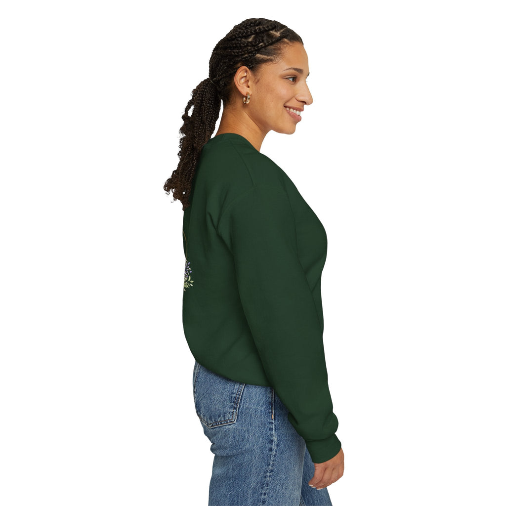 LOVE Crystal Letter Design | Sweatshirt | Wiccan Center