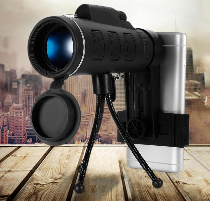 40X60 BAK4 Monocular Telescope with HD Night Vision, Compass, Phone Clip & Tripod for Outdoor Activities | 0 | Wiccan Center