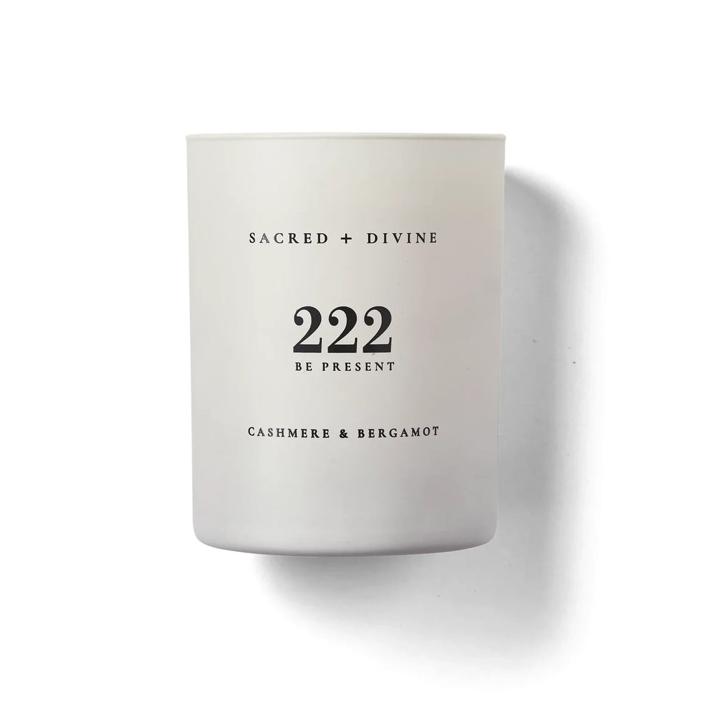 222 Candle / Be Present / Cashmere Bergamot