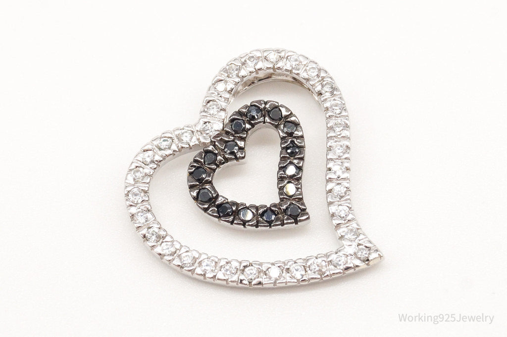 Designer Ross Simons Cubic Zirconia Black Onyx Sterling Silver Pendant | Jewelry > Necklaces > Pendants | Wiccan Center