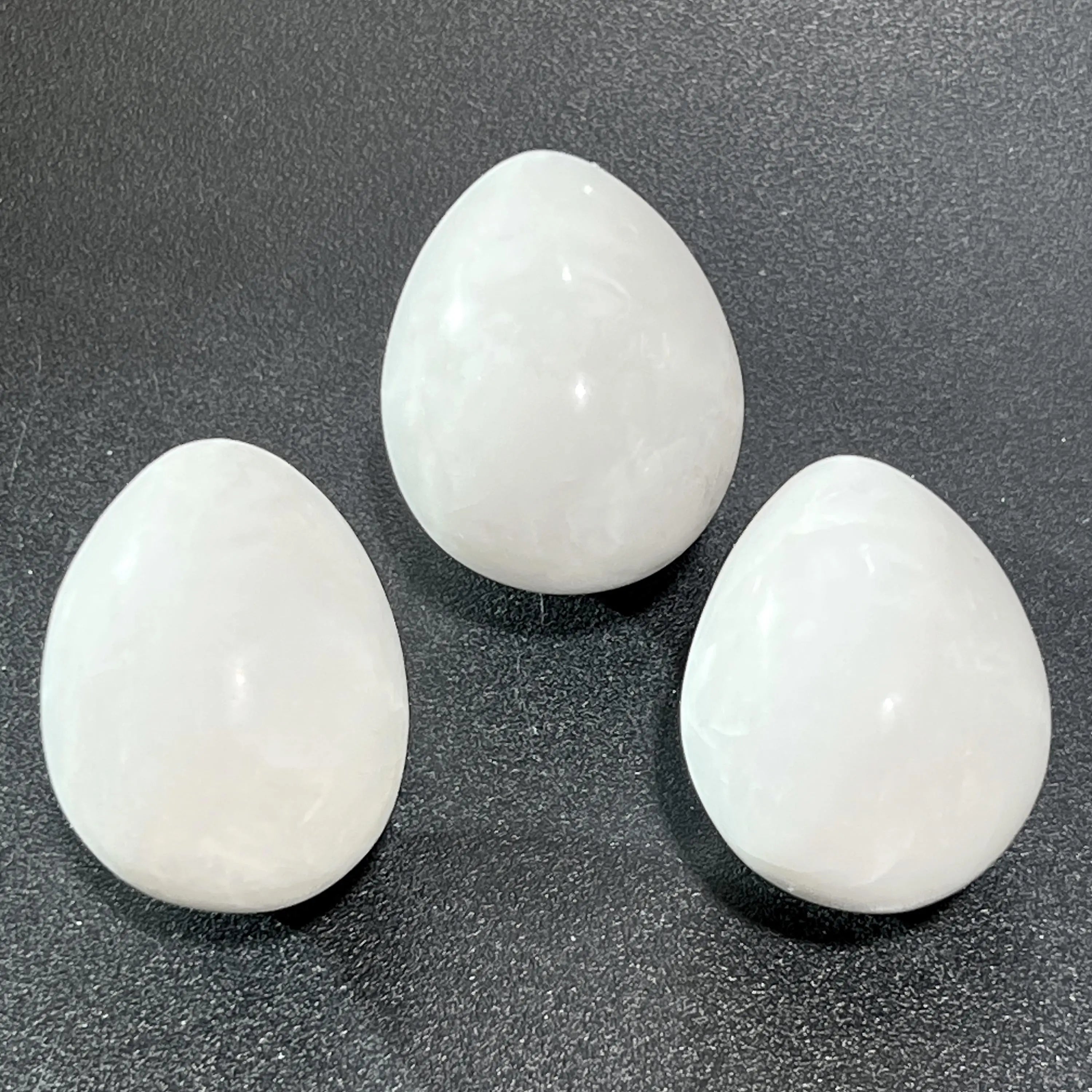 White Agate Crystal Egg Carving Wholesale Gemstone Decor Supply | Home & Living > Home Decor > Home Accents > Rocks & Geodes | Wiccan Center