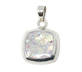 Vintage Mexico Art Deco Rainbow Foil Sterling Silver Necklace Pendant | Jewelry > Necklaces > Pendants | Wiccan Center