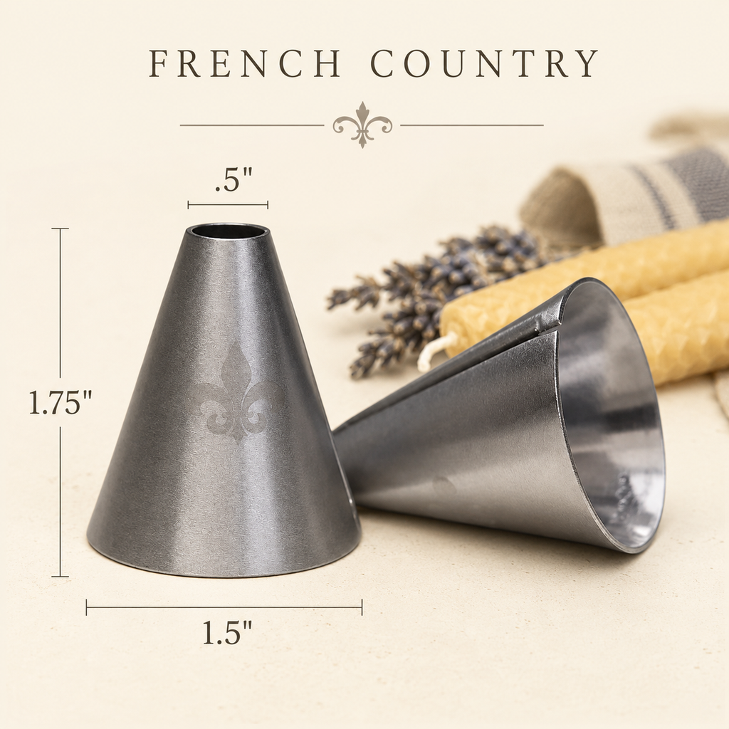 Fleur de Lis Candle Shaver Tool, Taper Base Trimmer | Candle Accessory | Wiccan Center