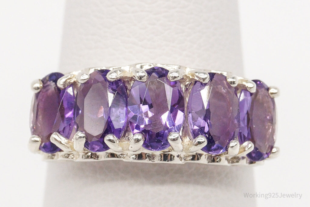 Vintage CNA Amethyst Sterling Silver Ring - Size 4.75 | Jewelry > Rings | Wiccan Center