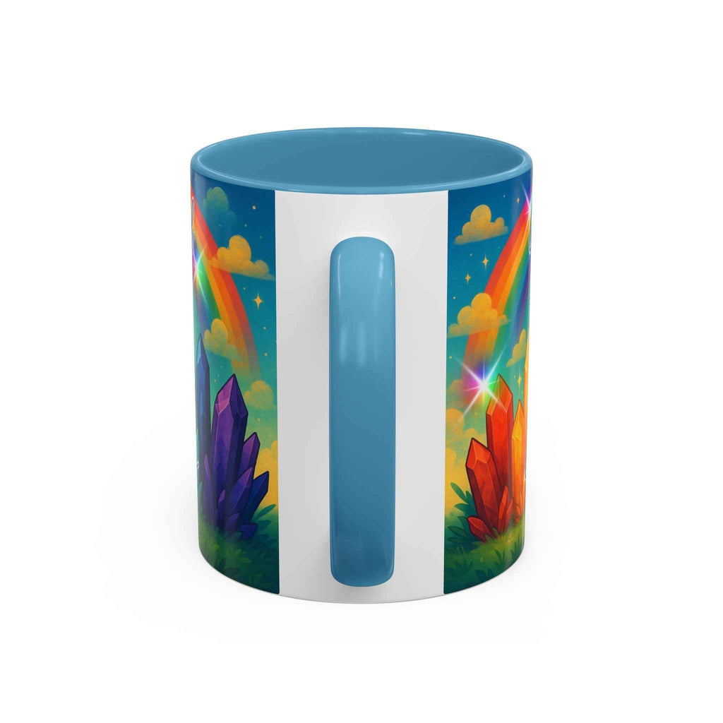 Coffee Mug - Rainbow Crystal Curious | Mug | Wiccan Center