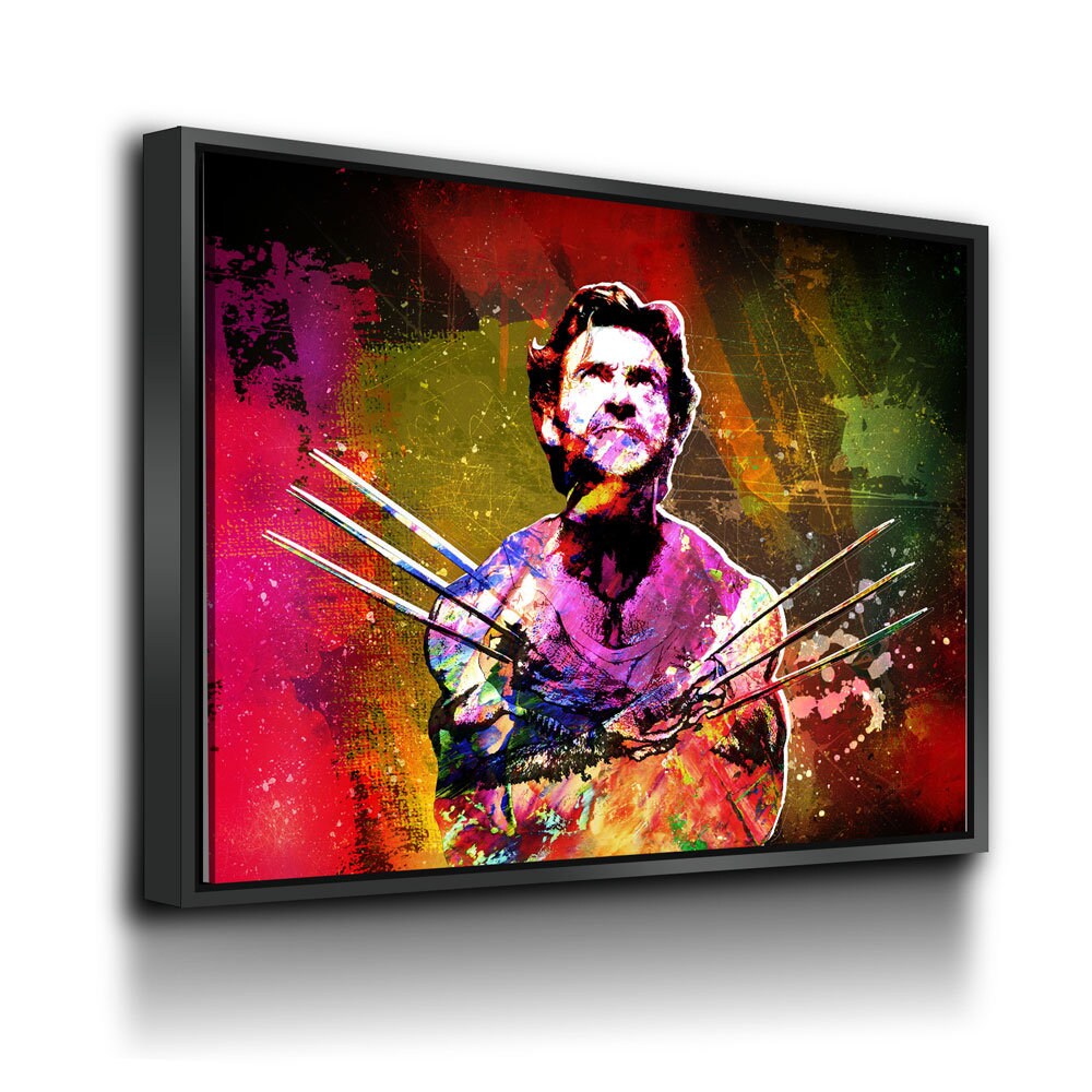 Wolverine Abstract Canvas Wall Art, Abstract Wolverine, Wolverine Decor | Wall Art | Wiccan Center
