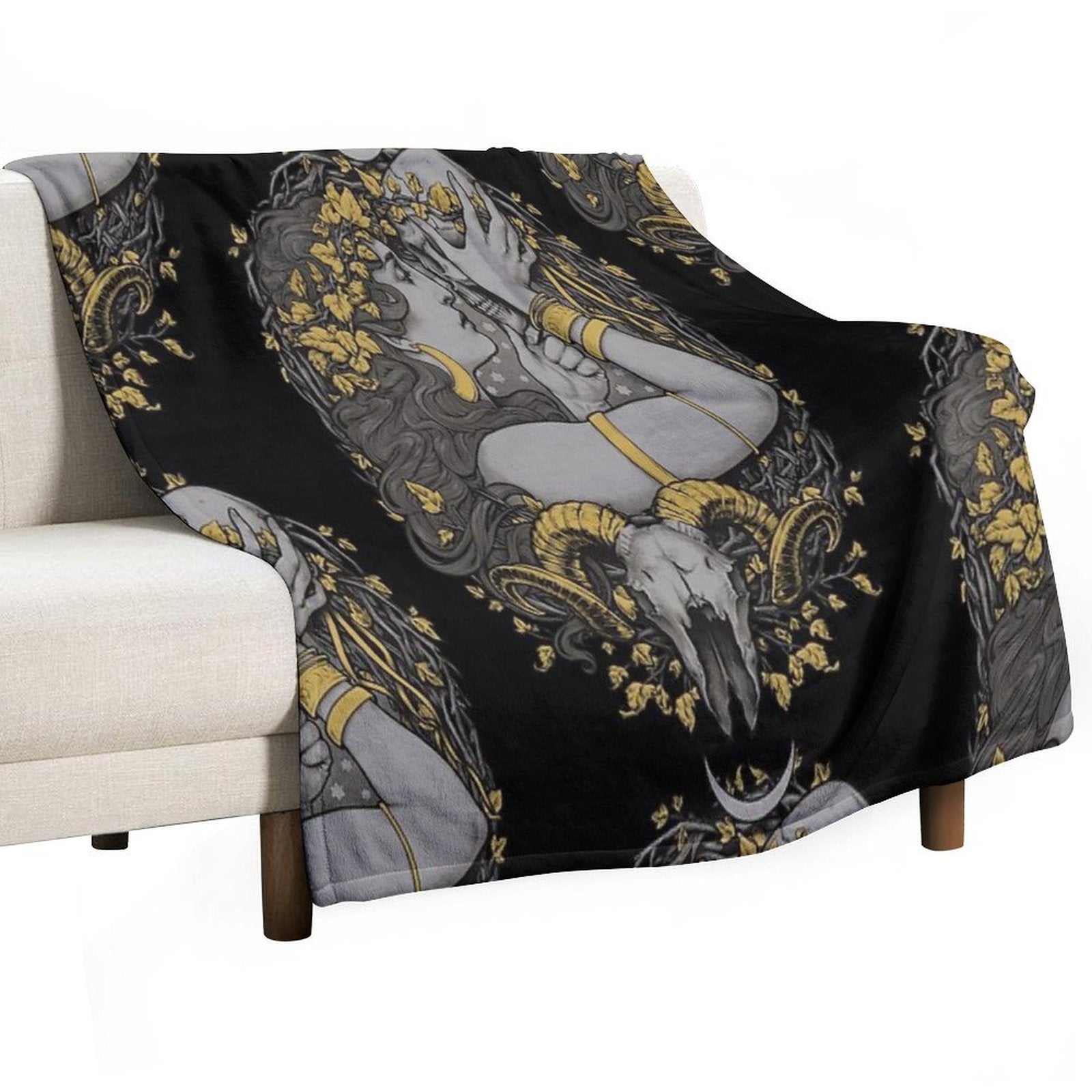 THE WITCH Travel-friendly Throw Blanket