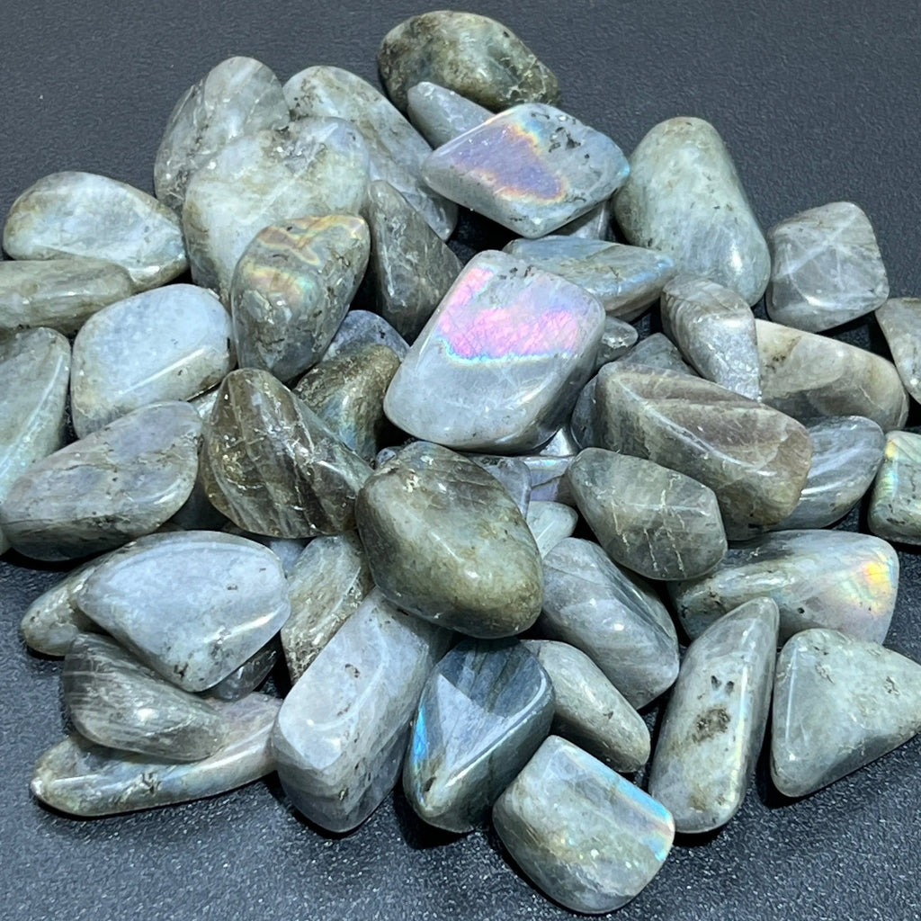 Labradorite Tumbled Stones (By The Piece Or Pound) Wholesale | Home & Living > Home Decor > Home Accents > Rocks & Geodes | Wiccan Center