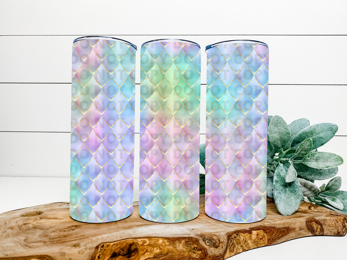 Mermaid Scale Stainless Steel Tumbler | | Wiccan Center