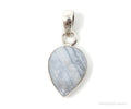 Vintage Blue Lace Agate Moon Face Sterling Silver Pendant | Jewelry > Necklaces > Pendants | Wiccan Center