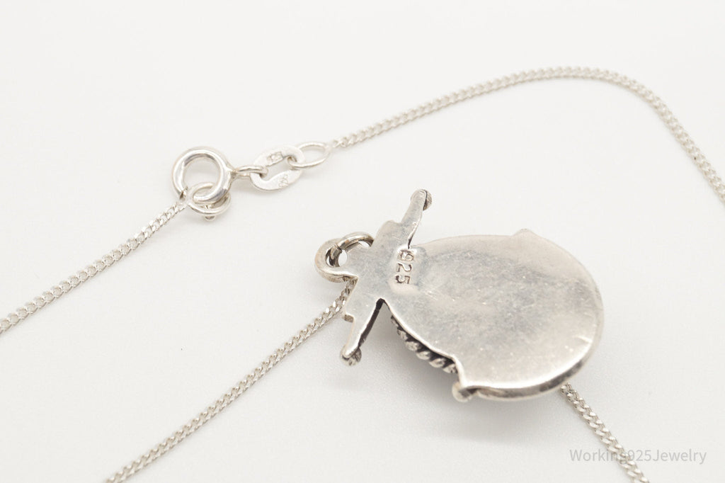 Vintage Labradorite Sterling Silver Necklace | Jewelry > Necklaces > Pendants | Wiccan Center