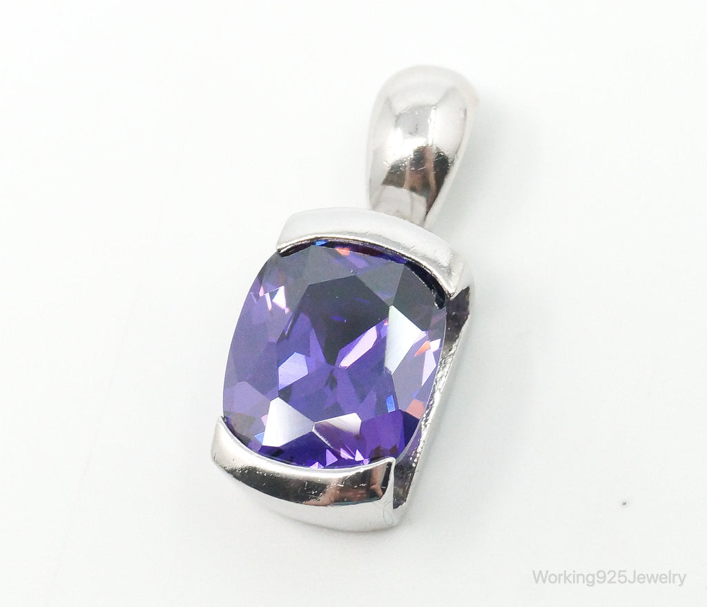 Vintage Amethyst Sterling Silver Necklace Pendant | Jewelry > Necklaces > Pendants | Wiccan Center