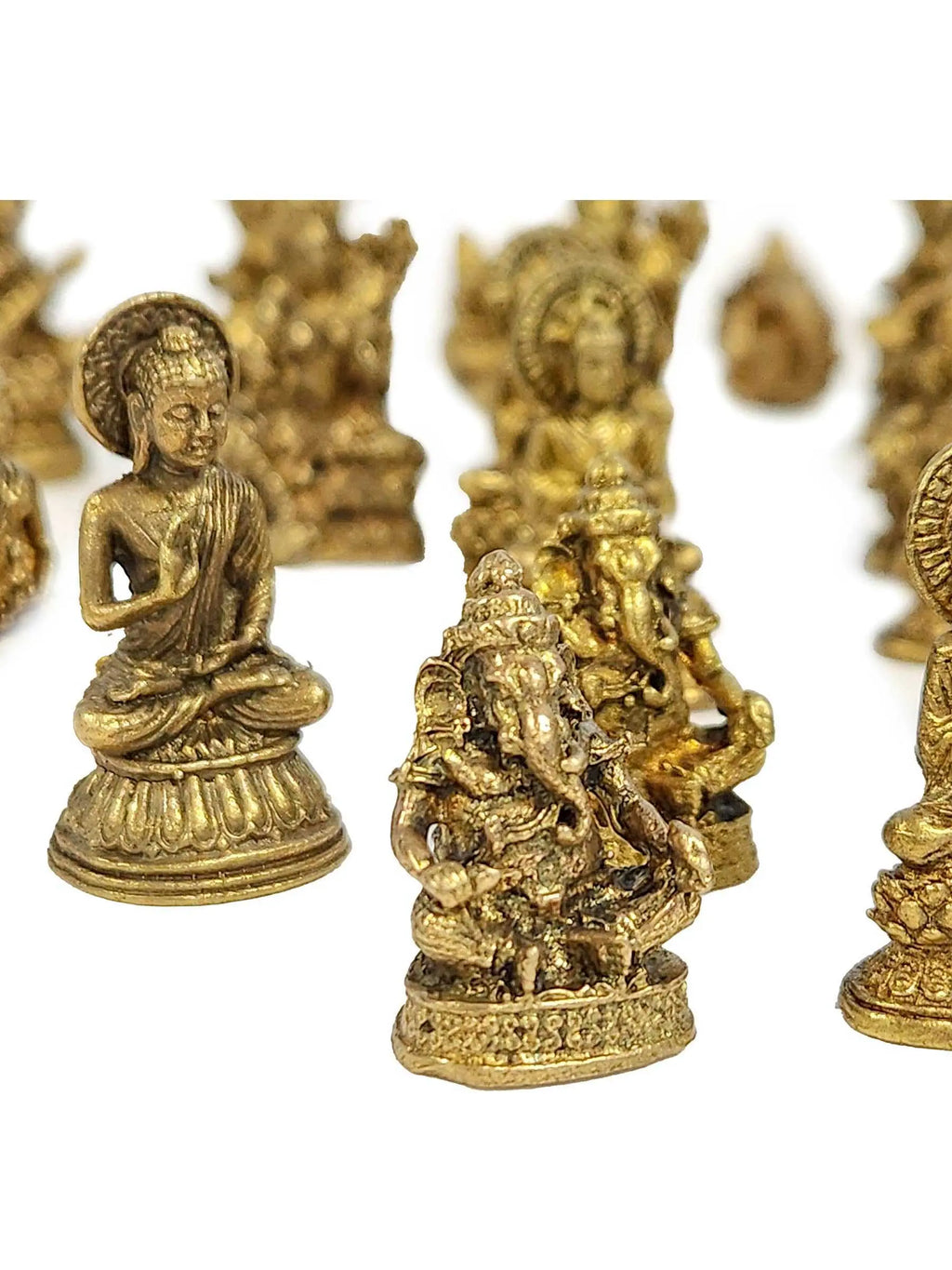 Pocket Mini Brass Statues | Statues and Figurines | Wiccan Center