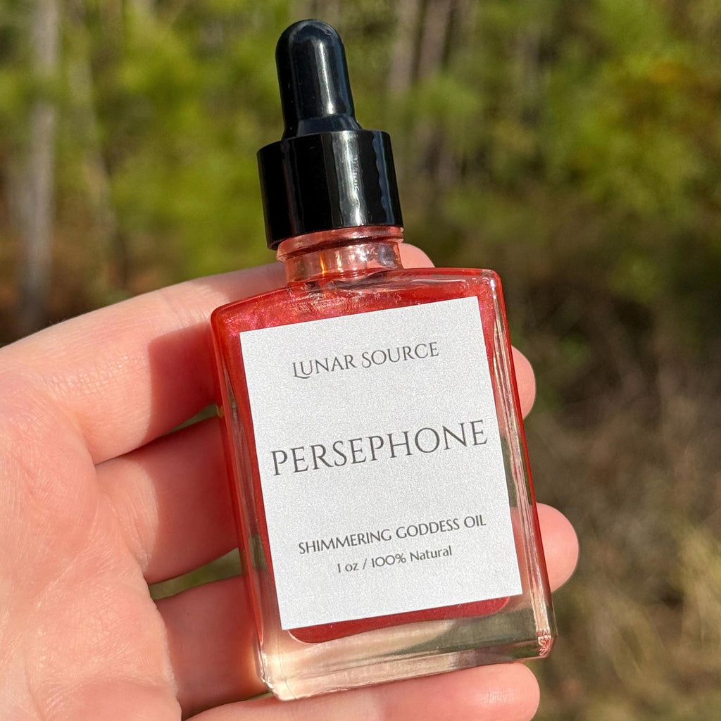 Persephone Luxury Shimmering Body Perfume Oil | Underworld Queen Goddess Witchcraft Altar Ritual Spell Deity Intention Pagan Gift | | Wiccan Center