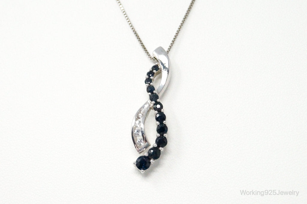 Designer Alwand Vahan Sapphire Cubic Zirconia Sterling Silver Necklace | Jewelry > Necklaces > Pendants | Wiccan Center