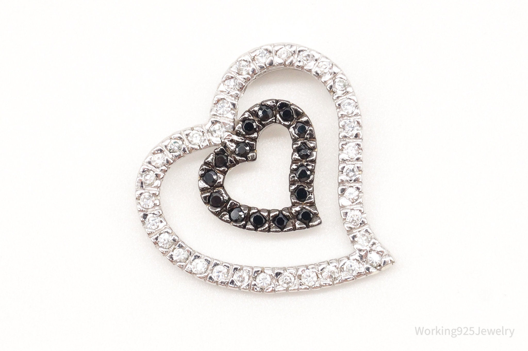 Designer Ross Simons Cubic Zirconia Black Onyx Sterling Silver Pendant | Jewelry > Necklaces > Pendants | Wiccan Center