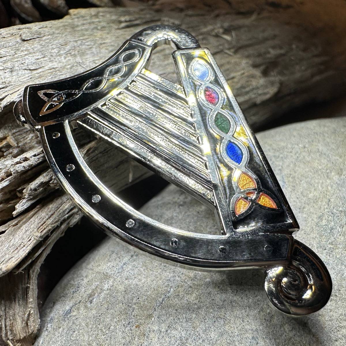 Celtic Harp Brooch - Irish Jewelry | Brooch | Wiccan Center