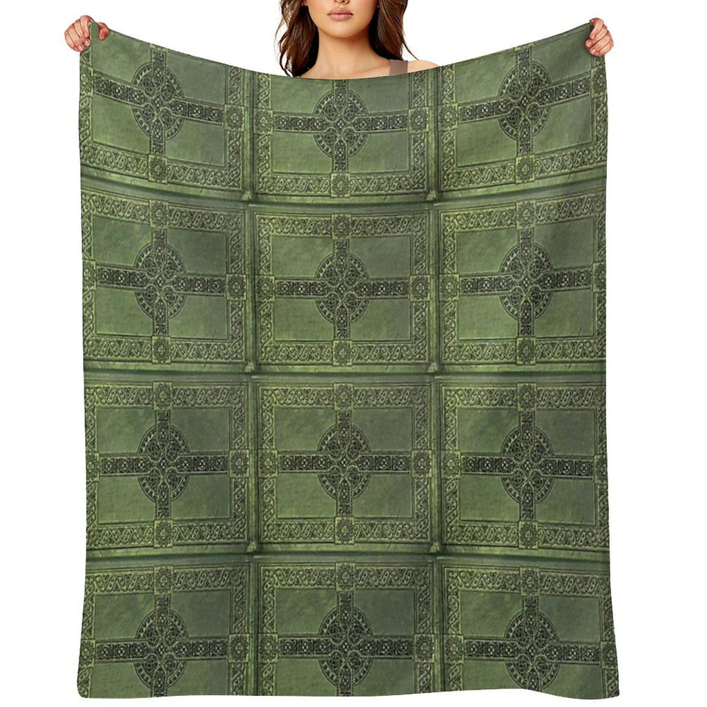 Celtic Knotwork Compact Throw Blanket