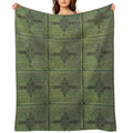 Celtic Knotwork Compact Throw Blanket