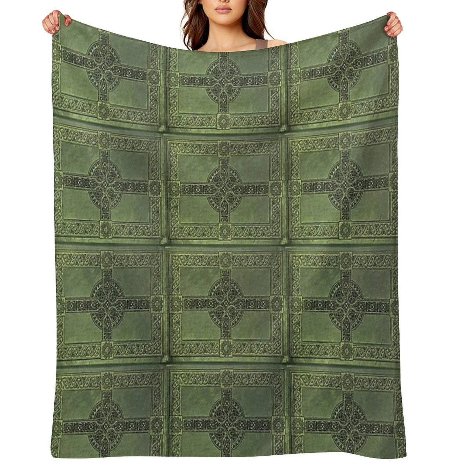 Celtic Knotwork Compact Throw Blanket