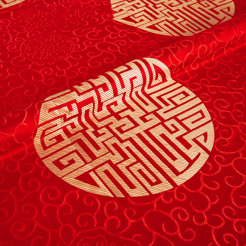 Chinese Jacquard Simulation Silk Fabric