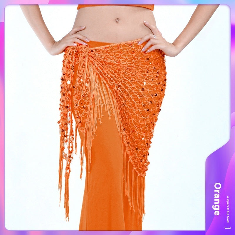 Mermaid Sequined Triangle Hip Scarf Clothing | 0 | Wiccan Center