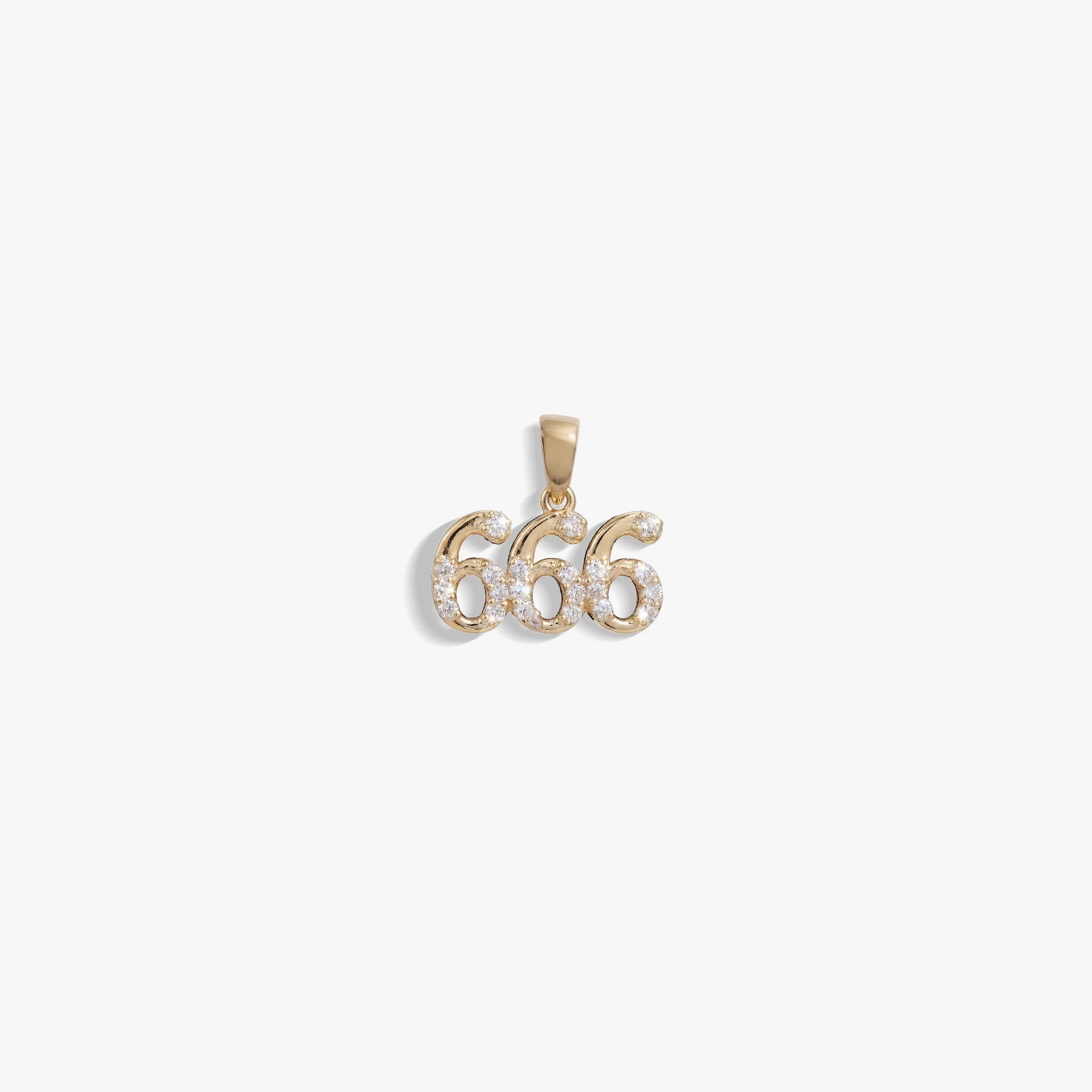 666 Sapphire Angel Number Amulet