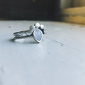 Moondrop Moonstone Ring | Ring | Wiccan Center