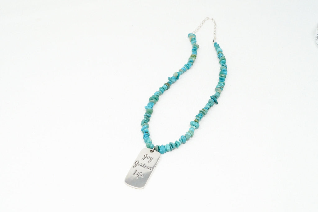 Vintage Designer Carolyn Pollack Relios Turquoise Bead Sterling Silver Necklace | Jewelry > Necklaces | Wiccan Center