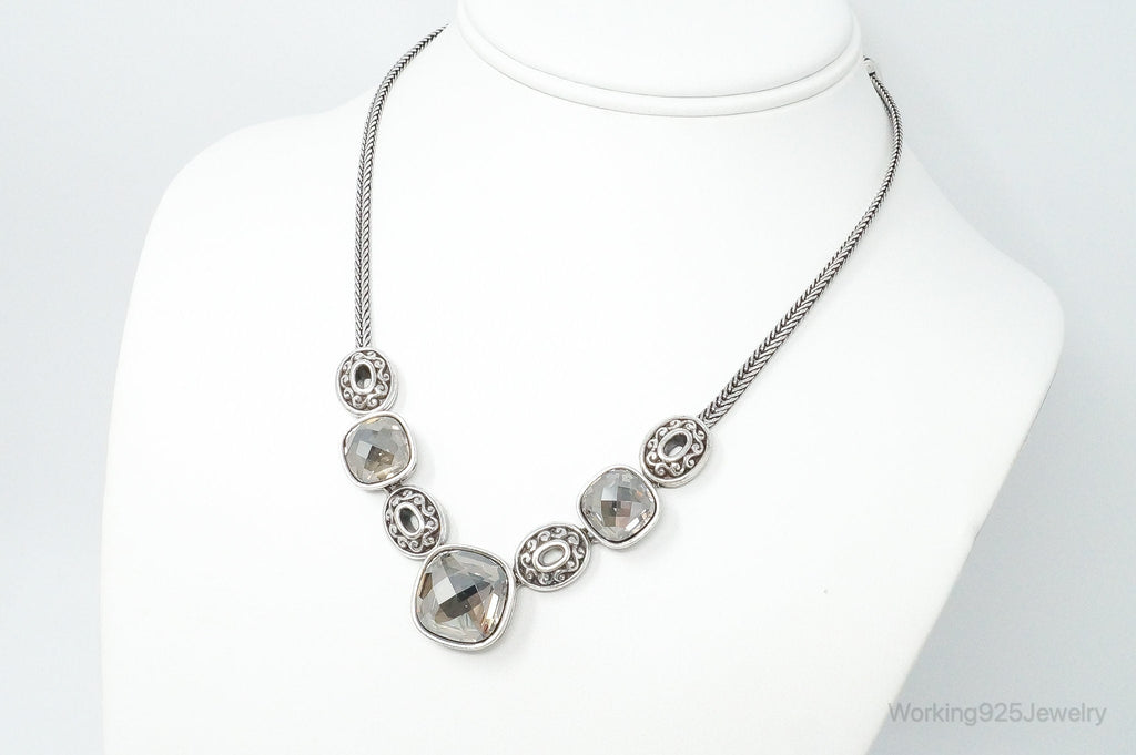 Designer Brighton 'Venus Rising" Crystal Toggle Sterling Silver Necklace | Jewelry > Necklaces > Pendants | Wiccan Center