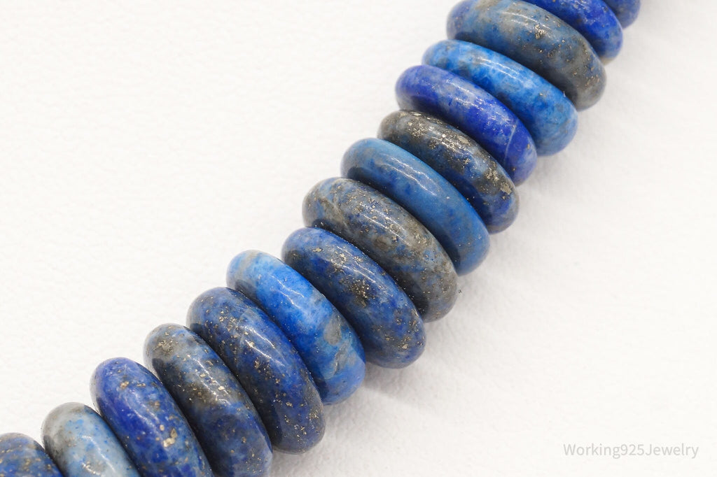 Vintage Southwestern Lapis Lazuli Bead Sterling Silver Necklace | Jewelry > Necklaces | Wiccan Center
