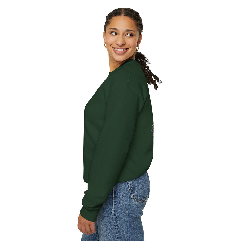 LOVE Crystal Letter Design | Sweatshirt | Wiccan Center