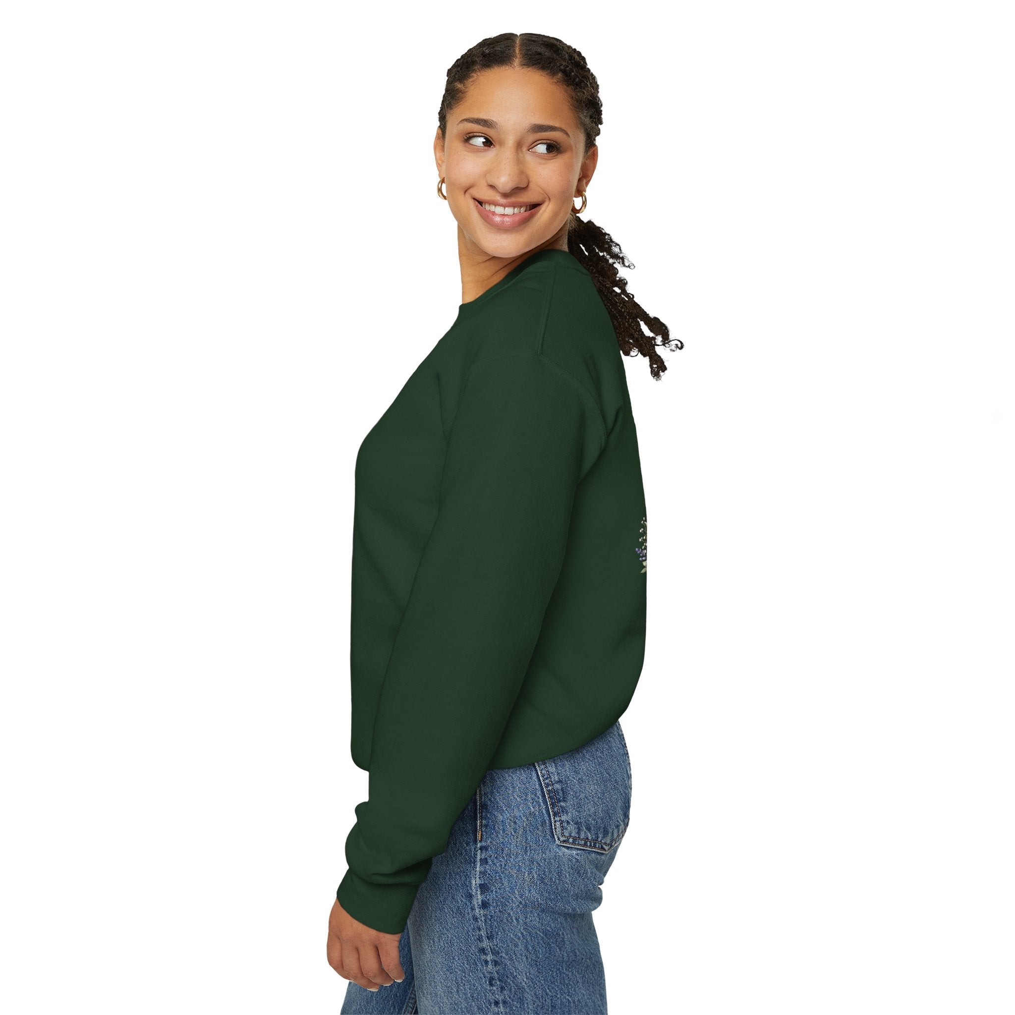 LOVE Crystal Letter Design | Sweatshirt | Wiccan Center