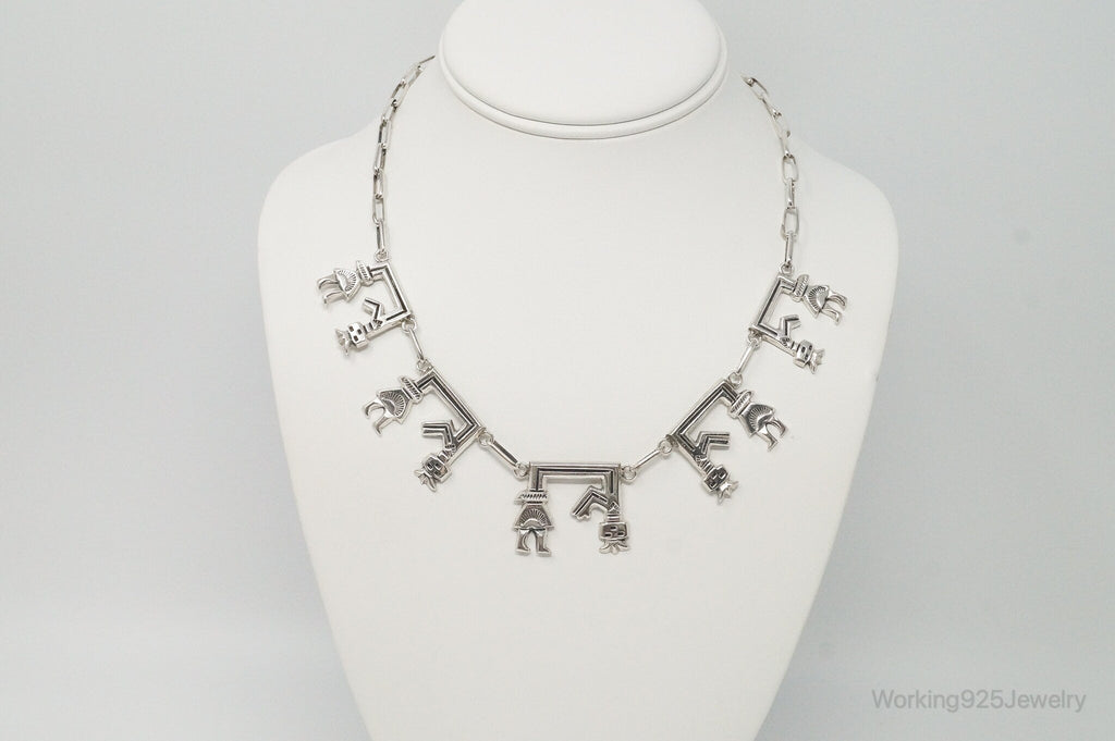 Vintage Native America Unsigned Sterling Silver Necklace | Jewelry > Necklaces > Pendants | Wiccan Center