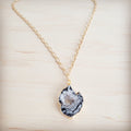 **Gilded Black Agate Necklace 257ma | Necklace | Wiccan Center