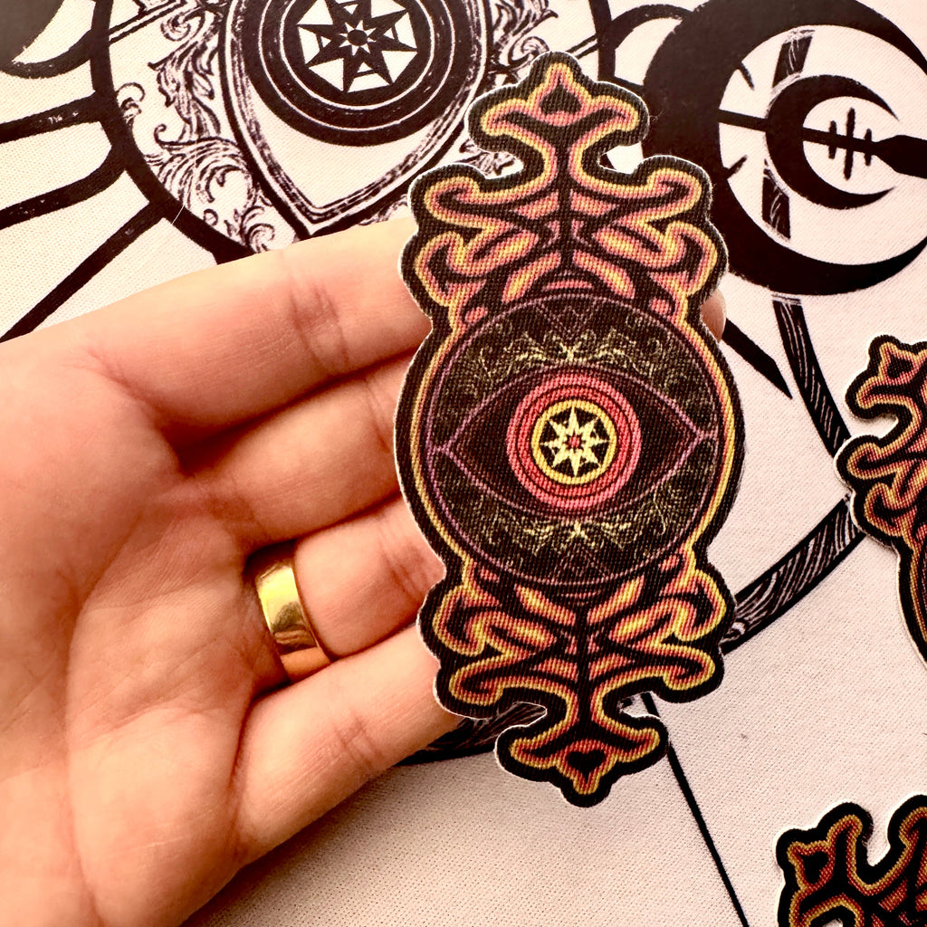 **NEW** Sticker - Protection Sigil (“Xian Evil Eye”)