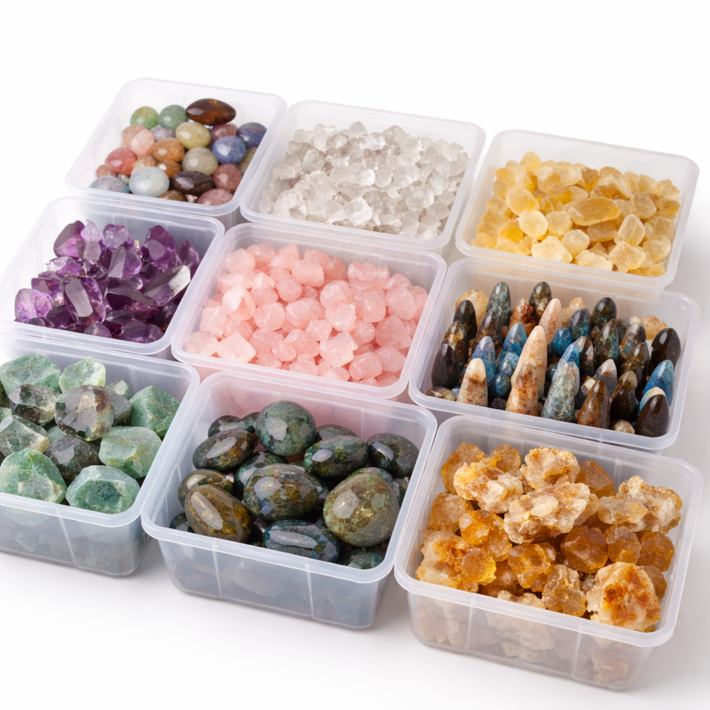 100 LB Super Mixed Crystal Assortment – Bulk Wholesale Lot