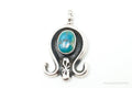 Vintage Native American Unsigned Turquoise Sterling Silver Pendant | Jewelry > Necklaces > Pendants | Wiccan Center