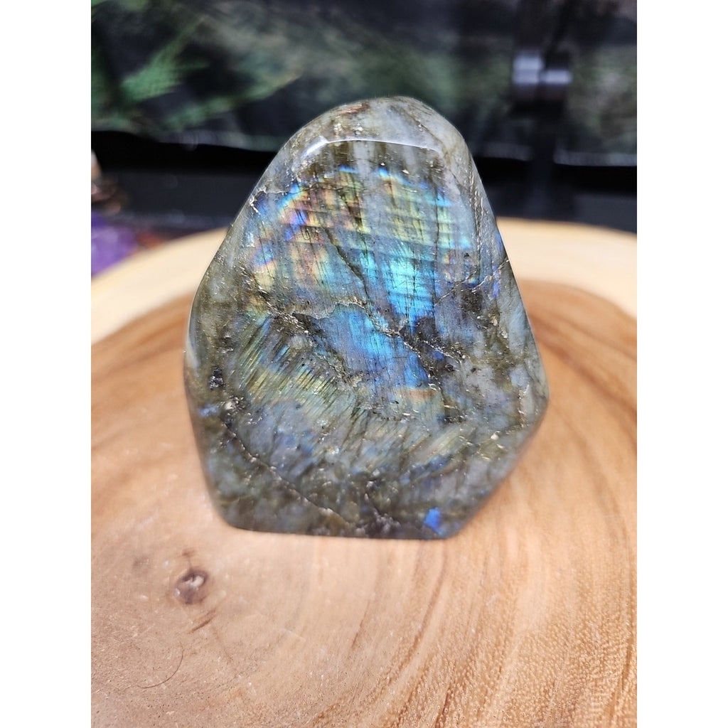 1.48LB 1Pcs Natural Rainbow Labradorite Crystal Spectrolite Stone | Mineral Specimens | Wiccan Center